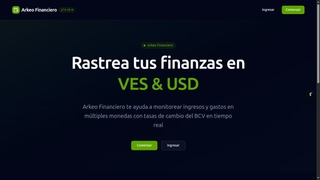 Arkeo Financiero - Dashboard